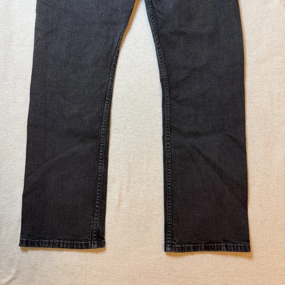 Polo Ralph Lauren Jeans Mens 36x32 Black Prospect Straight Leg Denim